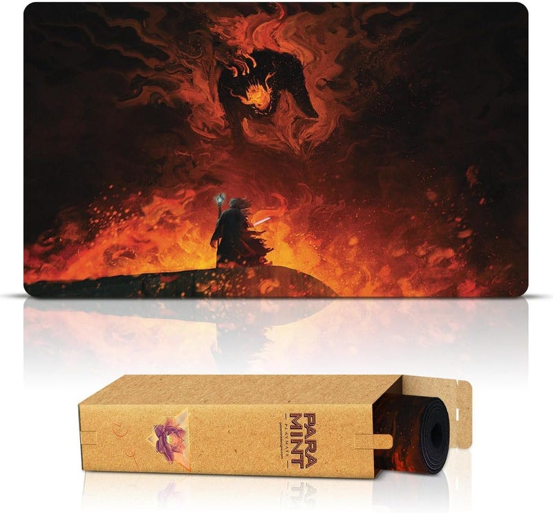 Paramint The Shadow and The Flame (Stitched) - MTG Playmat by Anato Finnstark - Compatible with Magic The Gathering Playmat - Original Designs - Image 1